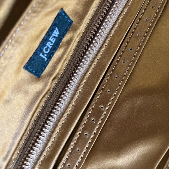 J. Crew Satin Gold Women's Jewellery Travel Pouch - Picture 6 of 8